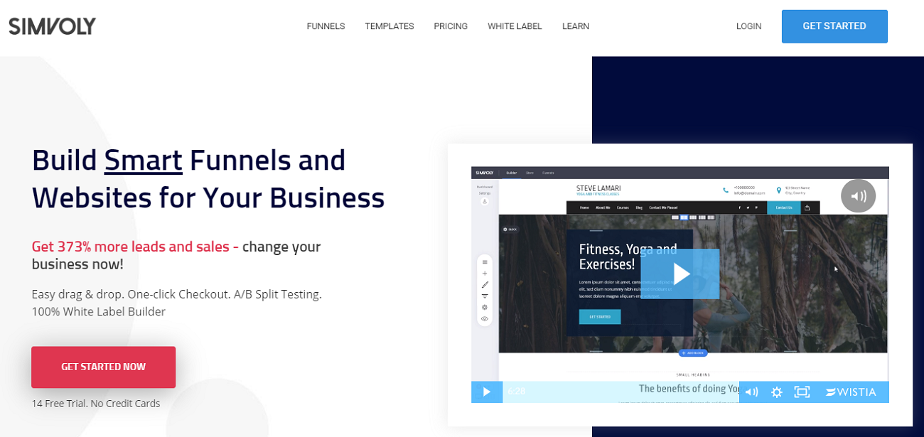 Simvoly – Funnel Optimizer and Website Builder in One Software