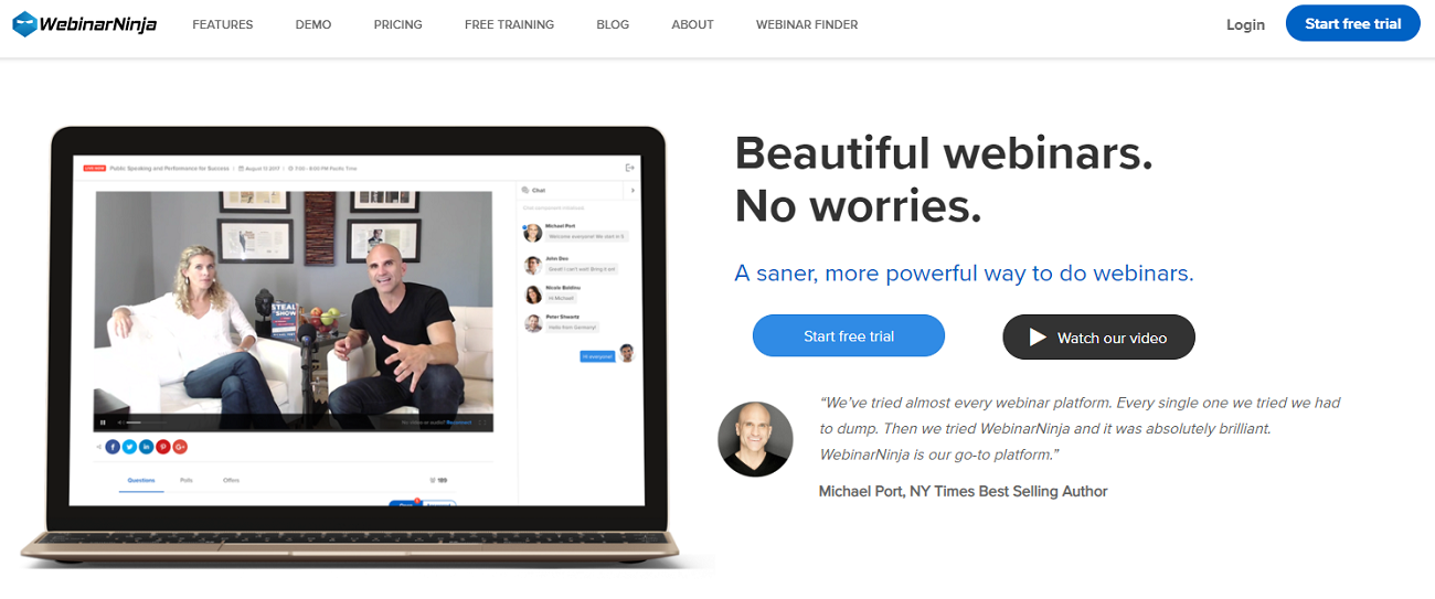 WebinarNinja – The Best Webinar Software
