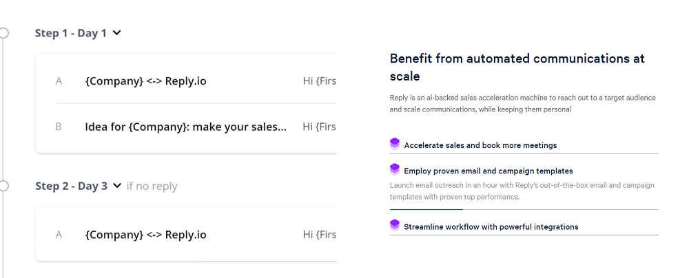 What are The Features of Reply.io?