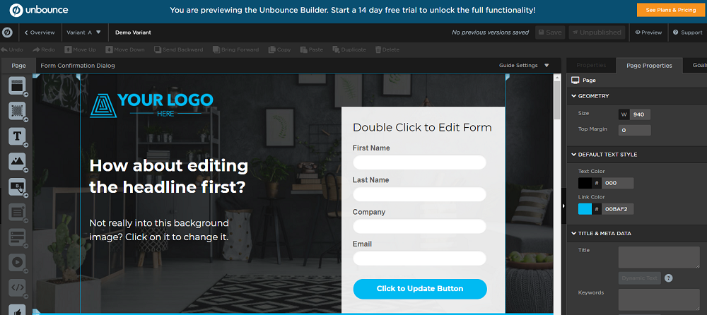 Unbounce 258 1 How to Use Unbounce: