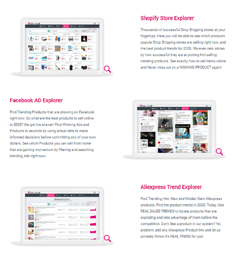 Sell The Trend Icon - Shopify Store Explorer, Facebook AD Explorer Allexpress Trend Explorer