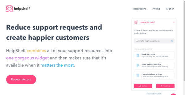 20% Off HelpShelf