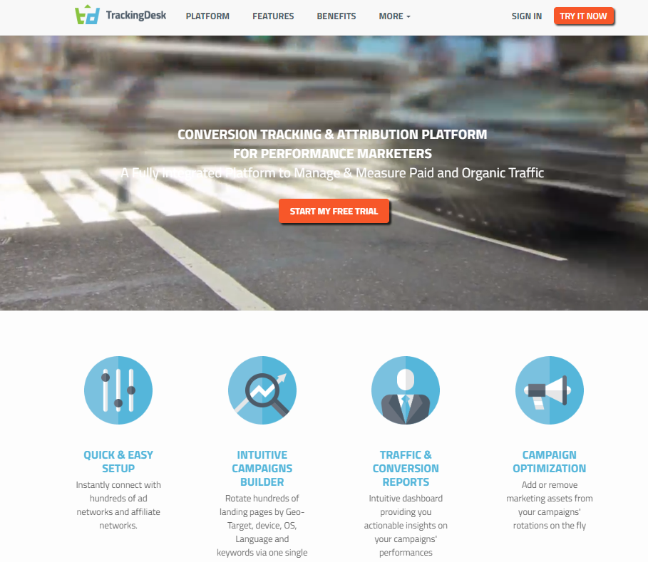 TrackingDesk - Your Traffic & Tracking Management Software