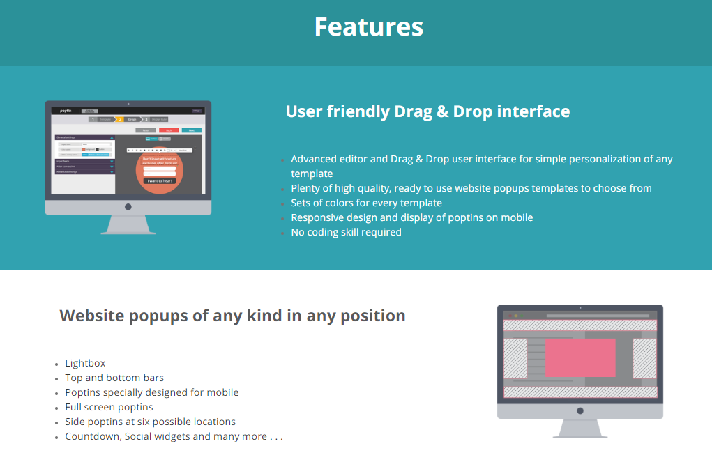 What Are The Features of Poptin?