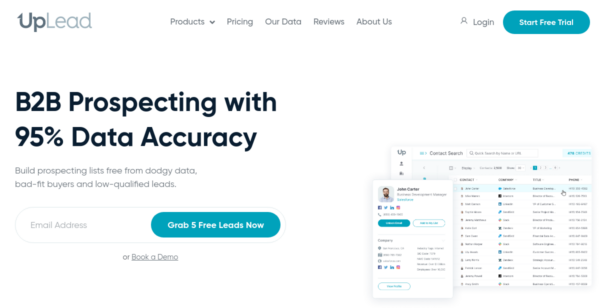25 Free Leads at UpLead