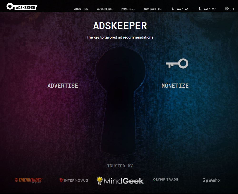 Adskeeper - The Native Ads Network For Publishers and Advertisers&nbsp;