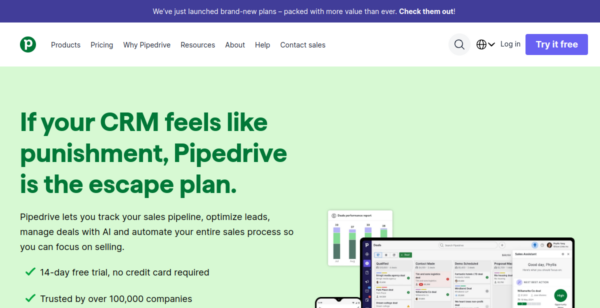 30 Day Free Trial at Pipedrive