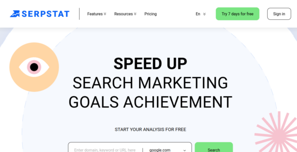 14 Day Free Trial at Serpstat