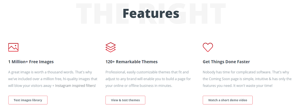 What are the Features of Coming Soon WP
