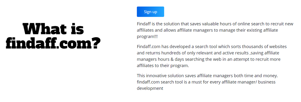 How Does Findaff work?