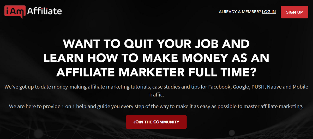 Iamaffiliate - Your All-in-One Premium Affiliate Community