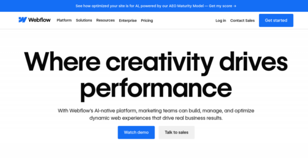 20% Off Annual Plans Webflow